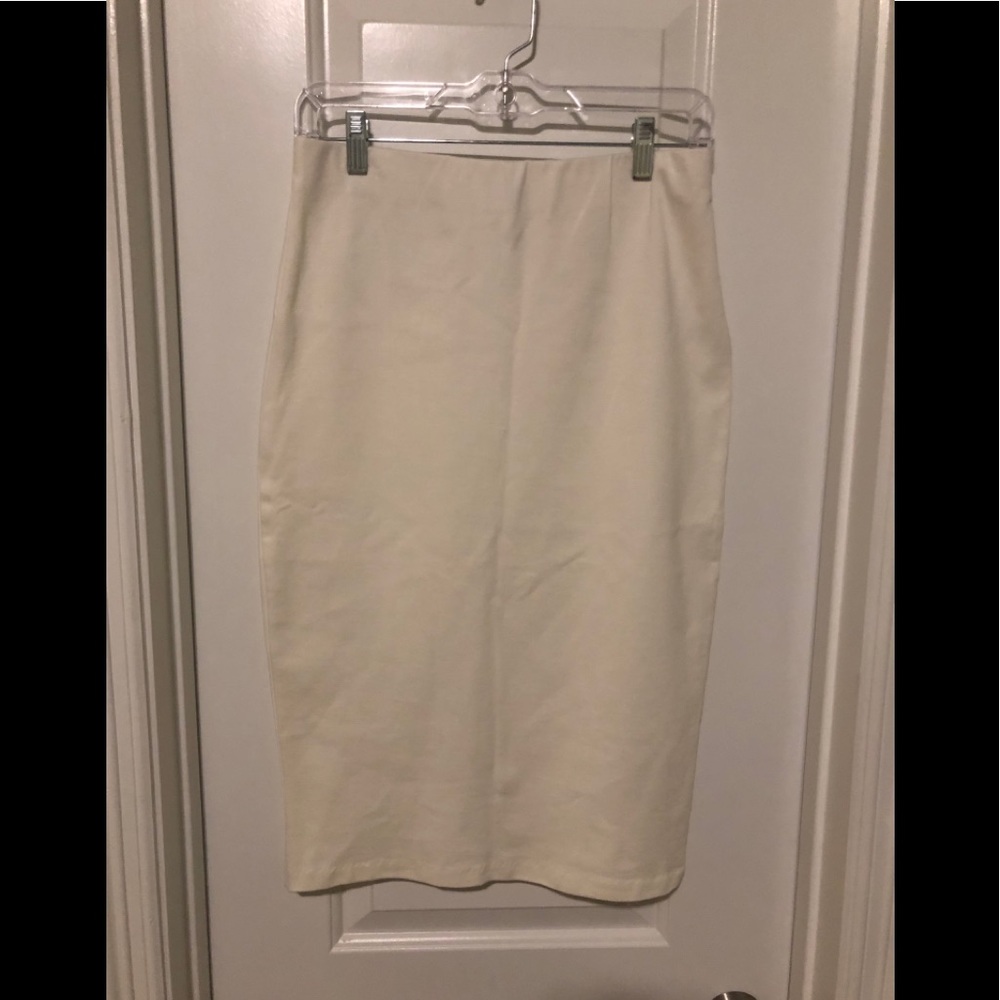 White pencil skirt spring Charlotte Russe